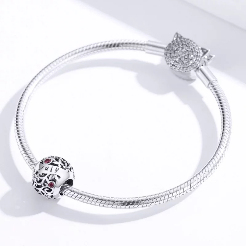 (image pour) Charm Style PANDORA Pierre de naissance de grenat de juillet - SCC1385-7 - Afficher 3