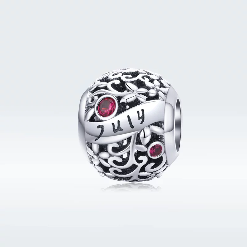 (image pour) Charm Style PANDORA Pierre de naissance de grenat de juillet - SCC1385-7 - Afficher 5