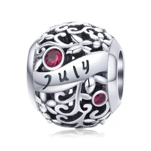 (image pour) Charm Style PANDORA Pierre de naissance de grenat de juillet - SCC1385-7