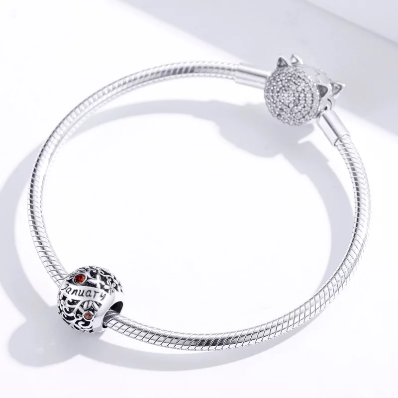 (image pour) Charm Style PANDORA Pierre de naissance de janvier - SCC1385-1 - Afficher 2