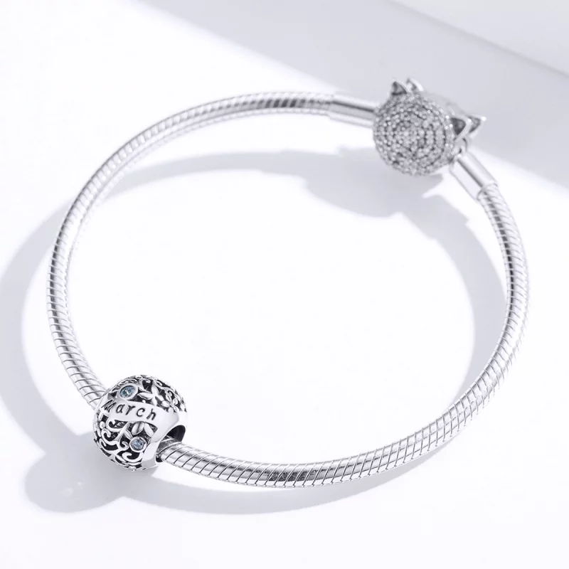 (image pour) Charm Style PANDORA Pierre de naissance de mars - SCC1385-3 - Afficher 2