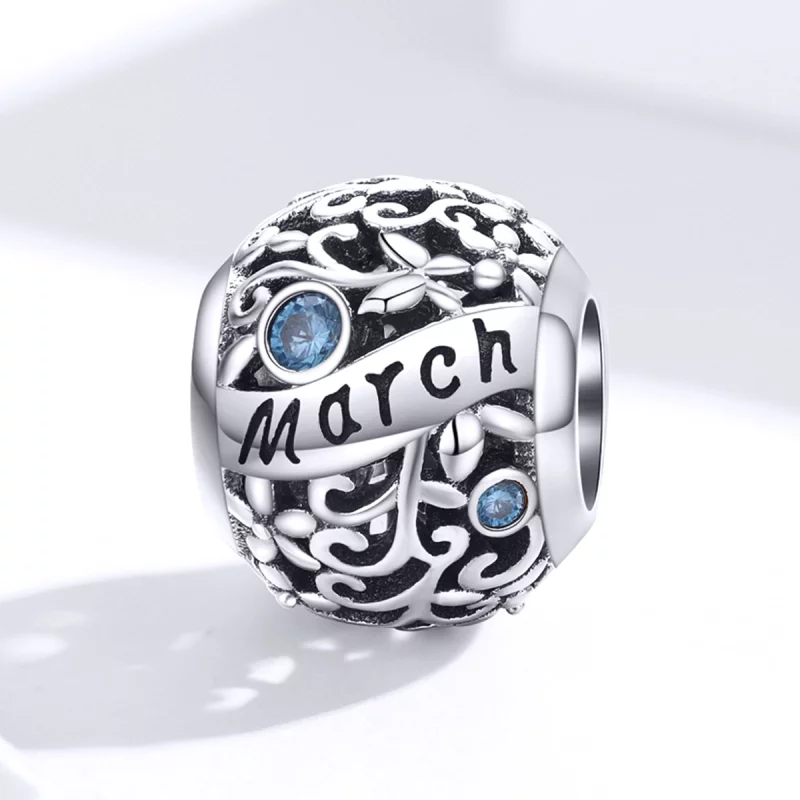 (image pour) Charm Style PANDORA Pierre de naissance de mars - SCC1385-3 - Afficher 4