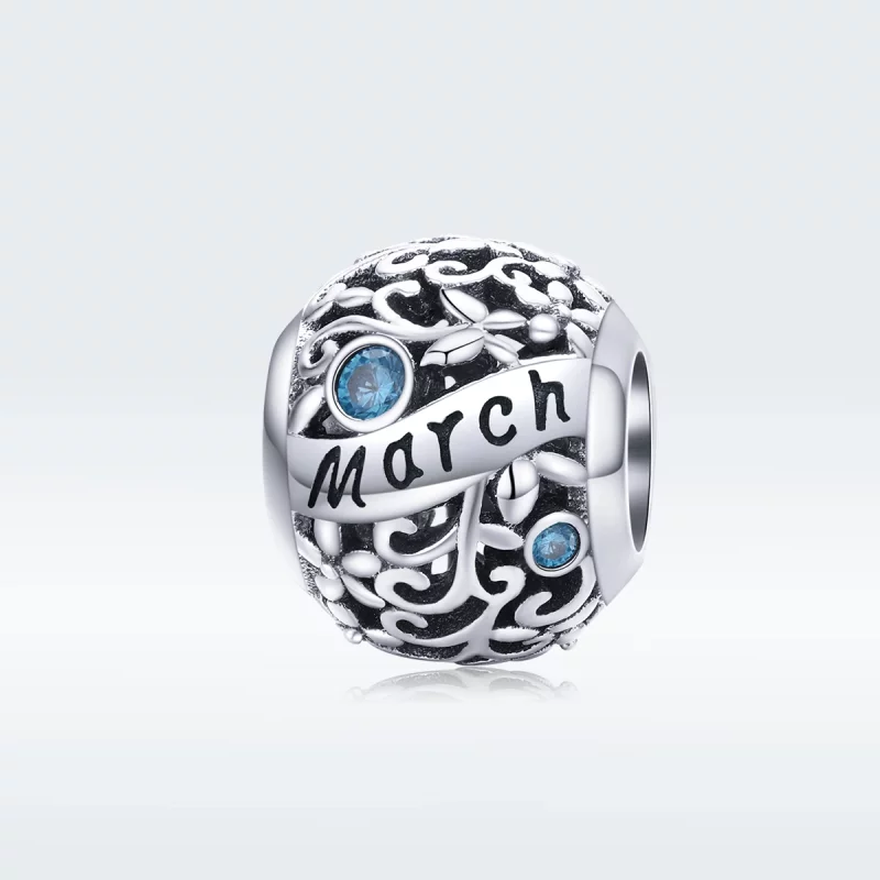 (image pour) Charm Style PANDORA Pierre de naissance de mars - SCC1385-3 - Afficher 5