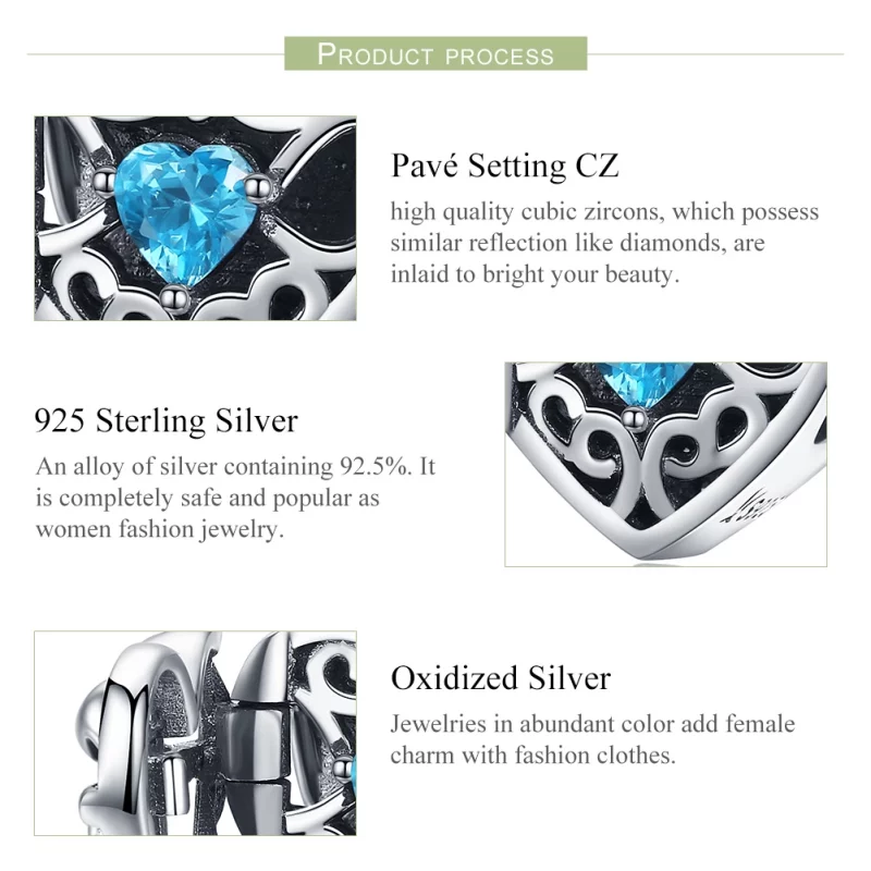 (image pour) Charm Style PANDORA Pierre mystique - SCC1053 - Afficher 6
