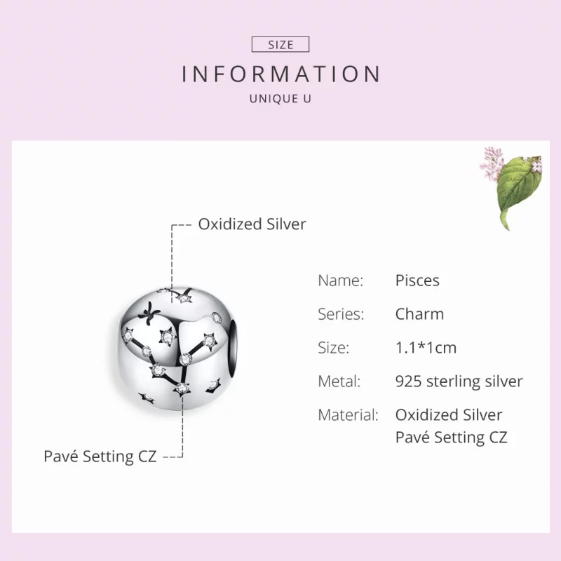 (image pour) Charm Style PANDORA Poissons - SCC1218-12 - Afficher 2