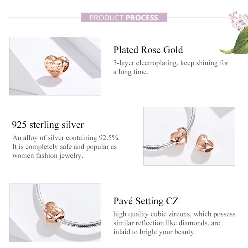 (image pour) Charm Style PANDORA Pour toujours - SCC1223 - Afficher 4
