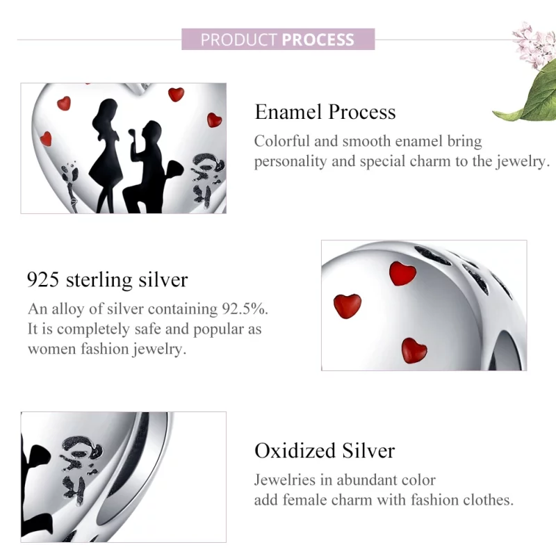 (image pour) Charm Style PANDORA Épouse-moi - SCC1403 - Afficher 7