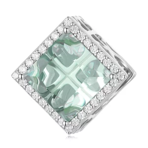 (image pour) Charm style Pandora à quatre feuilles de trèfle - BSC667