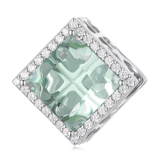 (image pour) Charm style Pandora à quatre feuilles de trèfle - BSC667