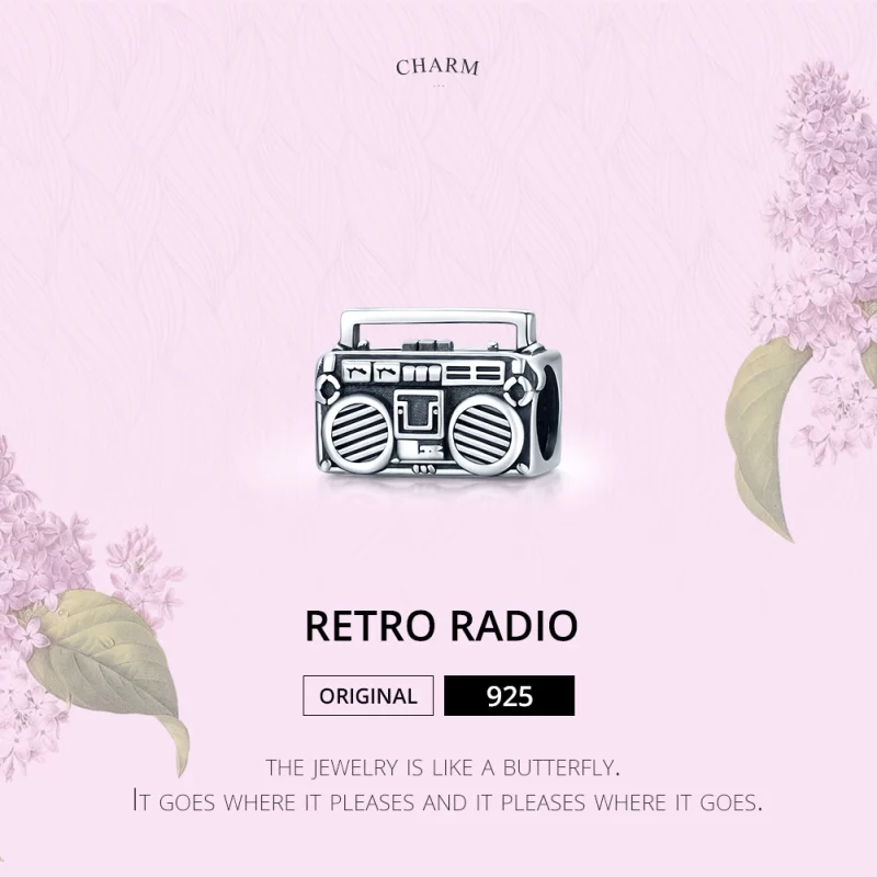 (image pour) Charm Style PANDORA Radio d'époque - SCC1873 - Afficher 8