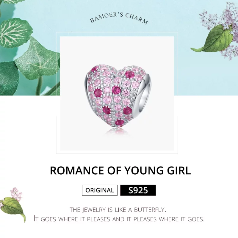 (image pour) Charm Style PANDORA Romance de jeune fille - BSC118 - Afficher 6