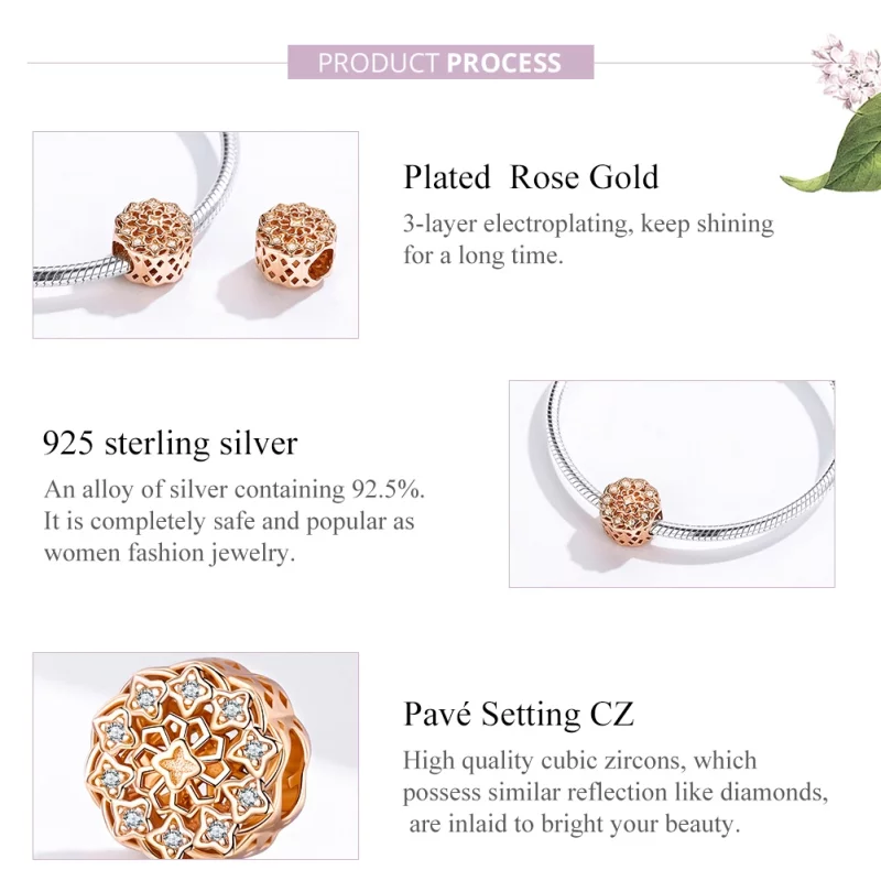 (image pour) Charm Style PANDORA Rosace - SCC1279 - Afficher 4