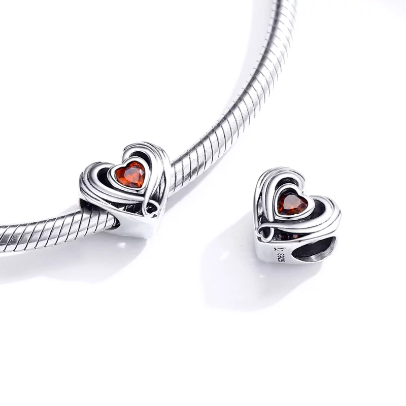 (image pour) Charm Style PANDORA Rugby Coeur Dans Coeur - SCC1472 - Afficher 4