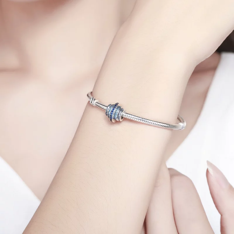 (image pour) Charm Style PANDORA Rythme bleu - SCC129 - Afficher 2