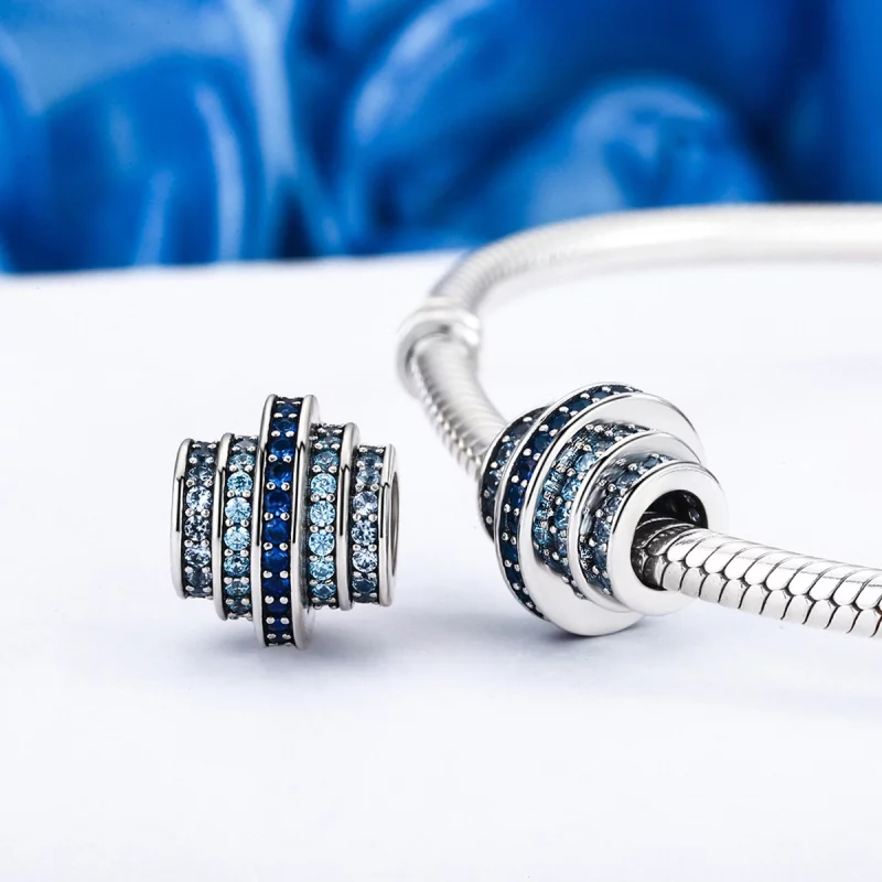 (image pour) Charm Style PANDORA Rythme bleu - SCC129 - Afficher 3