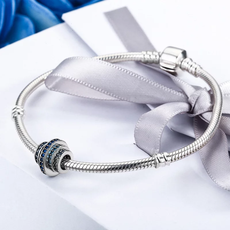 (image pour) Charm Style PANDORA Rythme bleu - SCC129 - Afficher 4