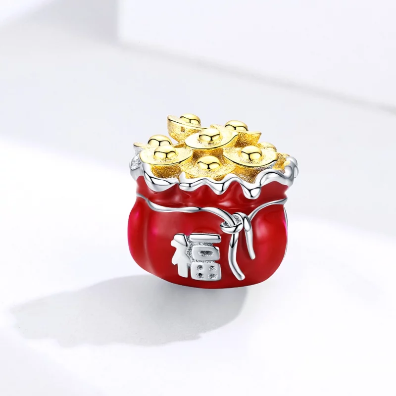 (image pour) Charm Style PANDORA Sac porte-bonheur chinois - BSC100 - Afficher 2