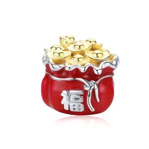(image pour) Charm Style PANDORA Sac porte-bonheur chinois - BSC100
