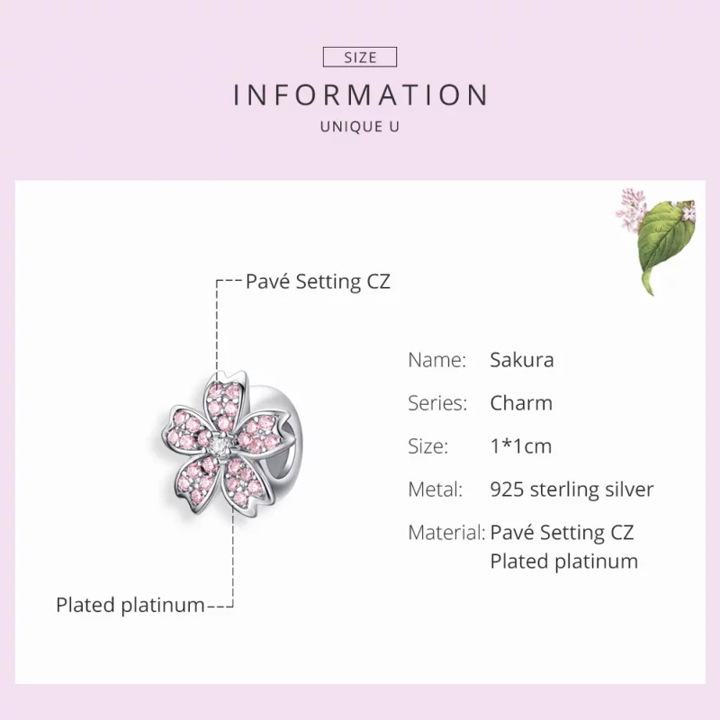(image pour) Charm Style PANDORA Sakura - SCC1291 - Afficher 2