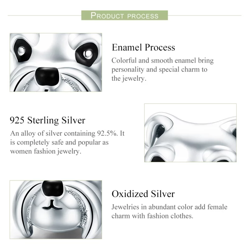(image pour) Charm Style PANDORA Schnauzer - SCC835 - Afficher 7