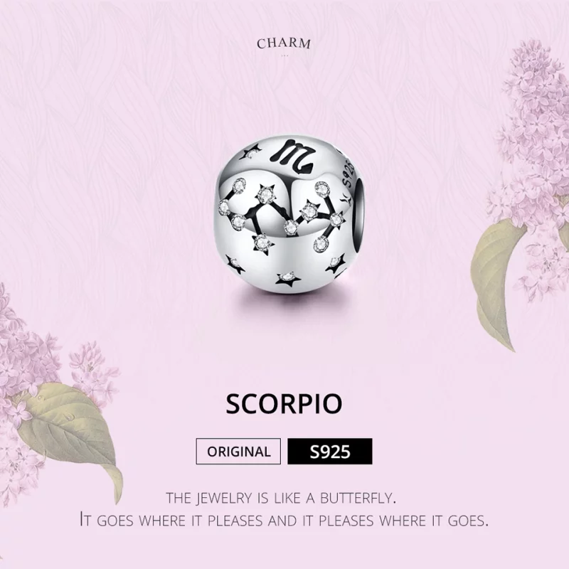 (image pour) Charm Style PANDORA Scorpion - SCC1218-8 - Afficher 3