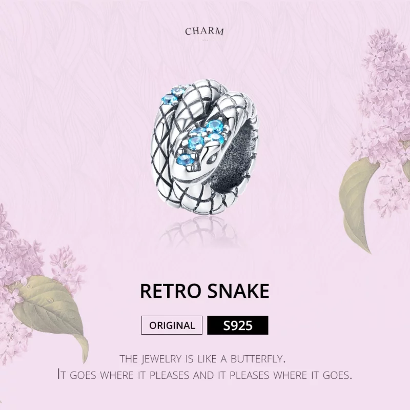 (image pour) Charm Style PANDORA Serpent rétro - SCC1351 - Afficher 5