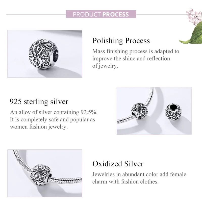 (image pour) Charm Style PANDORA Style de la cour royale - SCC1179 - Afficher 4