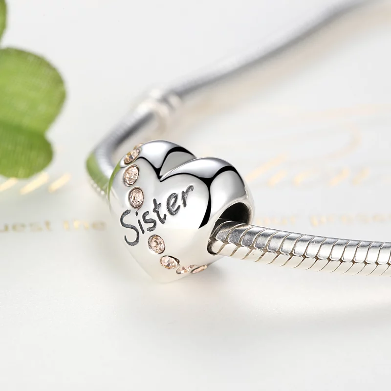 (image pour) Charm Style PANDORA Sœur - SCC008 - Afficher 6