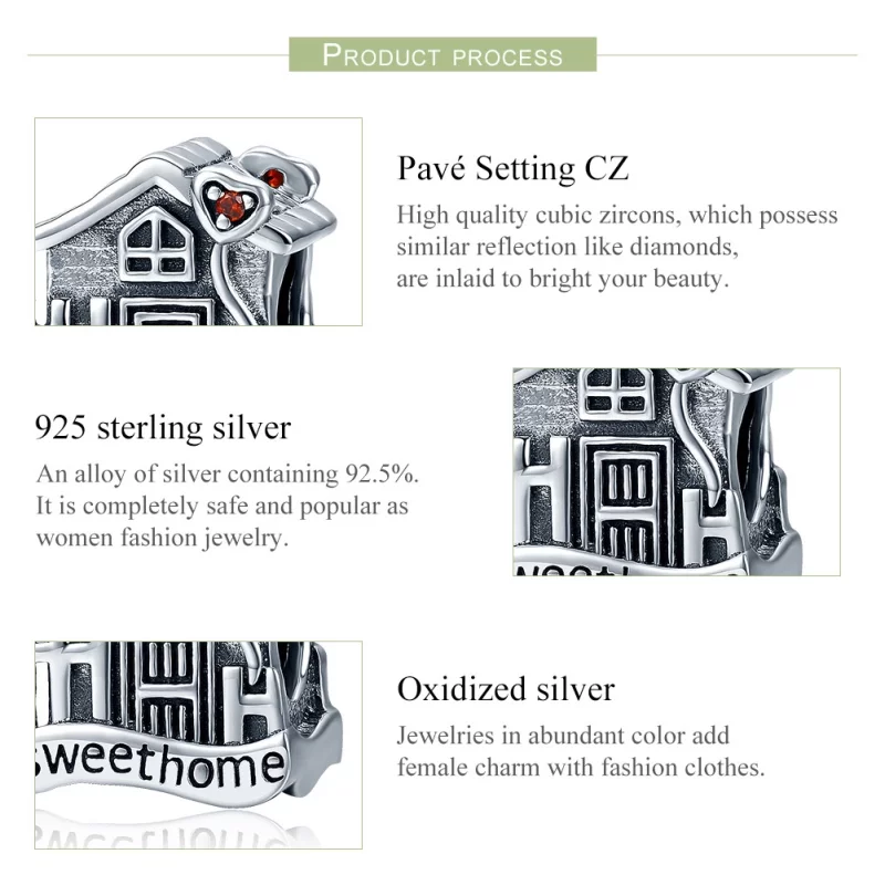 (image pour) Charm Style PANDORA Sweethome - SCC416 - Afficher 6