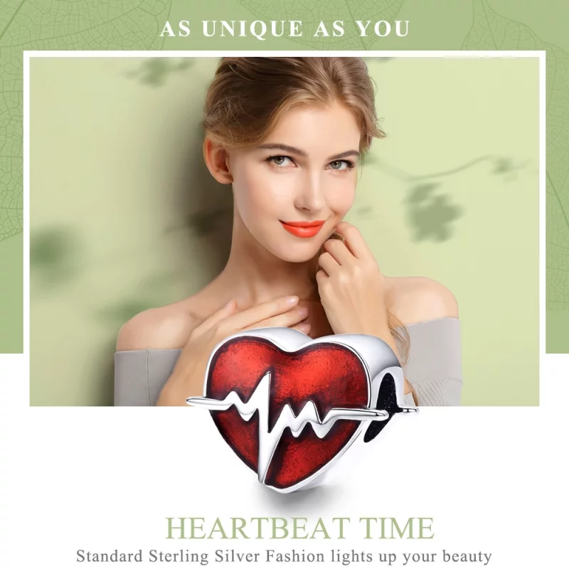 (image pour) Charm Style PANDORA Temps de battements de coeur - SCC1151 - Afficher 2