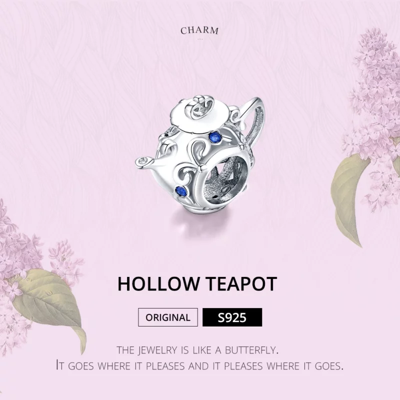 (image pour) Charm Style PANDORA Théière creuse - BSC274 - Afficher 6