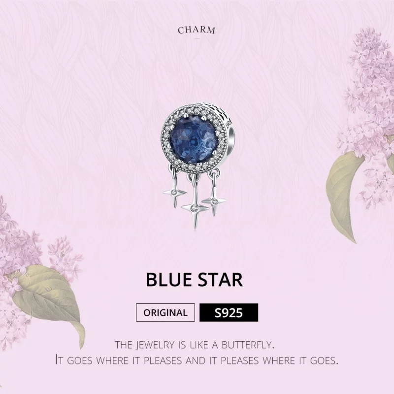 (image pour) Charm Style PANDORA Étoile bleue - SCC1432 - Afficher 6