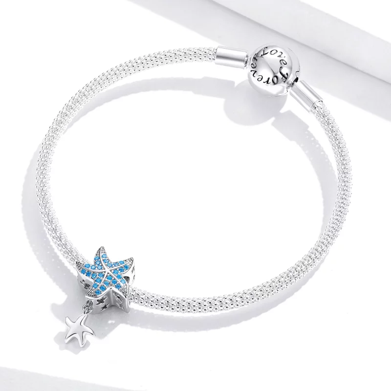 (image pour) Charm Style PANDORA Étoile de mer océanique - BSC252 - Afficher 3