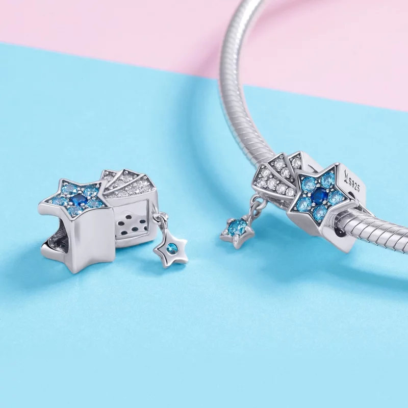 (image pour) Charm Style PANDORA Étoiles de bijoux en saphir - SCC912 - Afficher 4