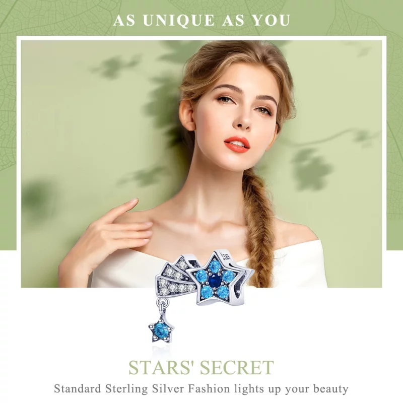 (image pour) Charm Style PANDORA Étoiles de bijoux en saphir - SCC912 - Afficher 6
