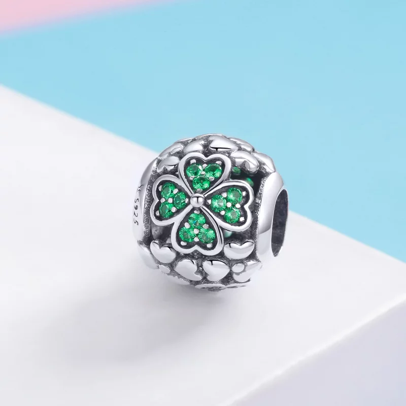 (image pour) Charm Style PANDORA Trèfle vert - SCC964 - Afficher 2