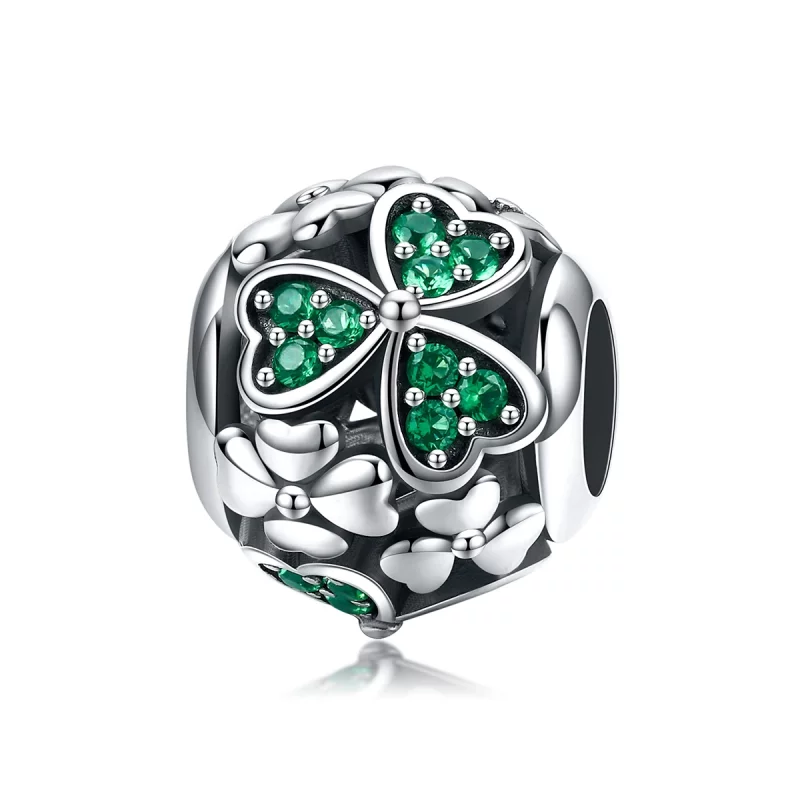 (image pour) Charm Style PANDORA Trèfle vert - SCC964