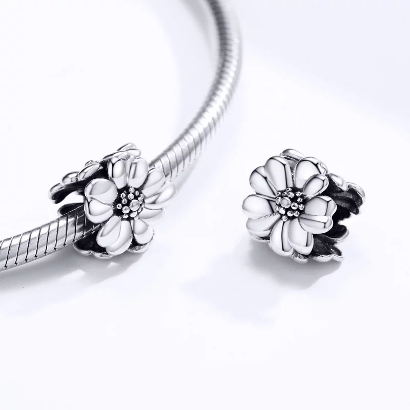 (image pour) Charm Style PANDORA Trois fleurs - SCC1486 - Afficher 4