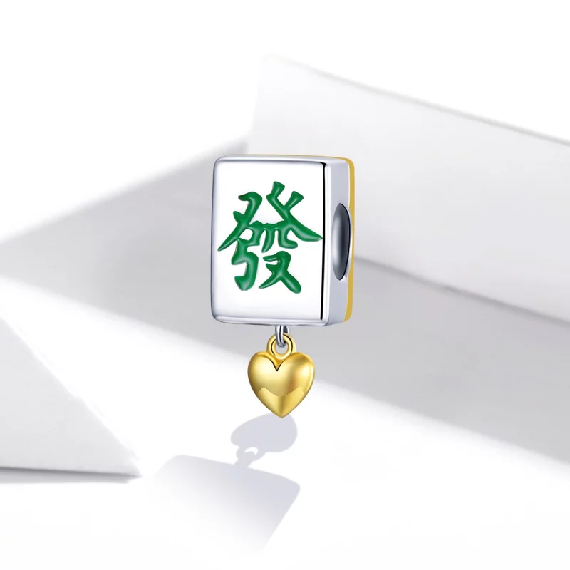 (image pour) Charm Style PANDORA Tuiles mahjong Bicolore - SCC1751 - Afficher 2