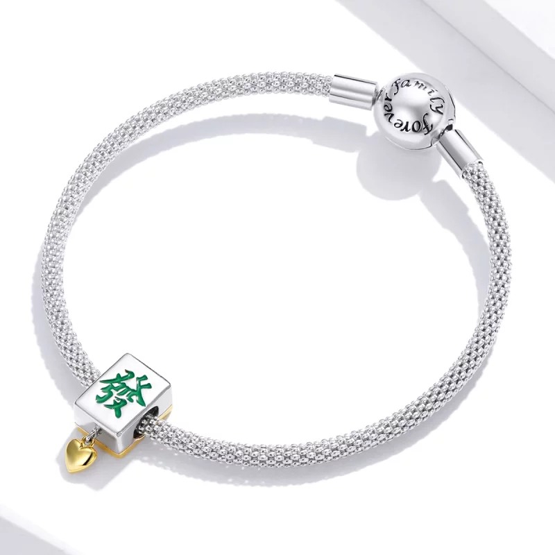(image pour) Charm Style PANDORA Tuiles mahjong Bicolore - SCC1751 - Afficher 3