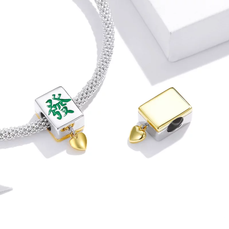 (image pour) Charm Style PANDORA Tuiles mahjong Bicolore - SCC1751 - Afficher 4