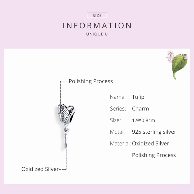 (image pour) Charm Style PANDORA Tulipe - SCC1514 - Afficher 7