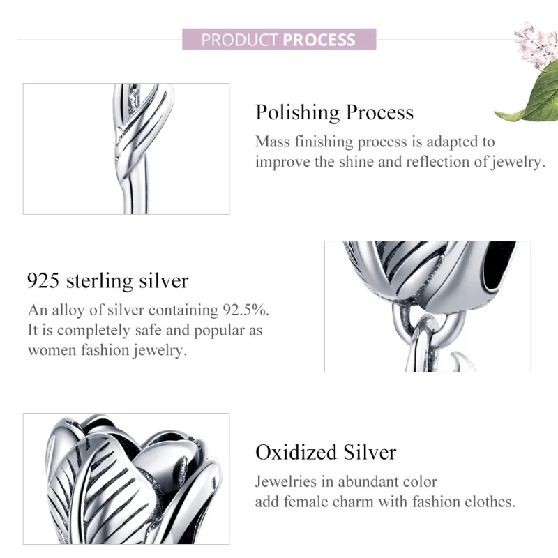 (image pour) Charm Style PANDORA Tulipe - SCC1514 - Afficher 8