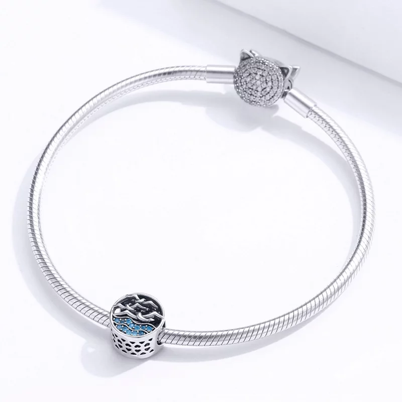 (image pour) Charm Style PANDORA Vague & Mouettes - SCC1454 - Afficher 3