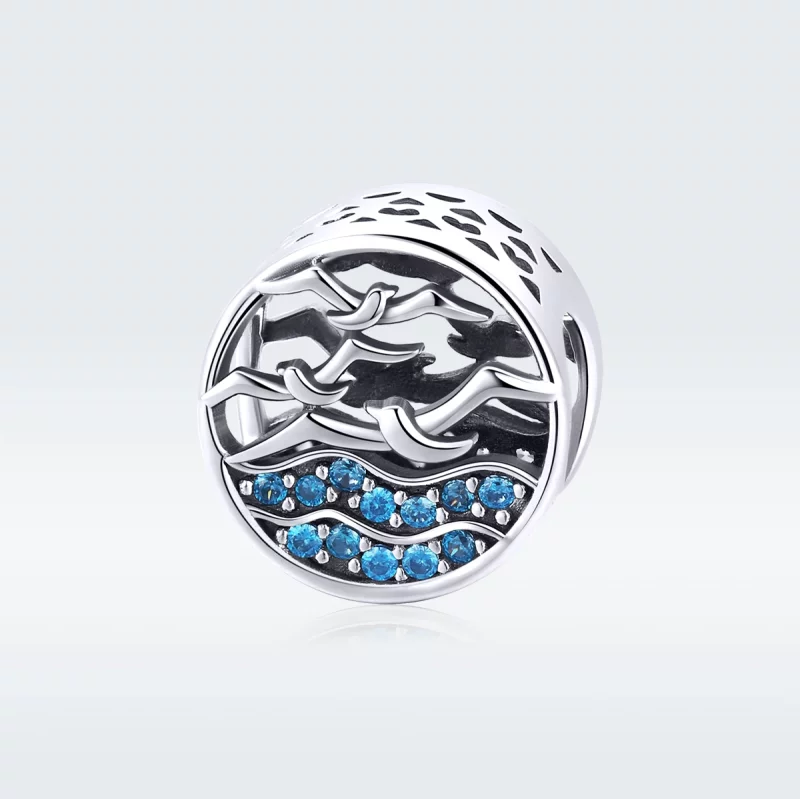 (image pour) Charm Style PANDORA Vague & Mouettes - SCC1454 - Afficher 5