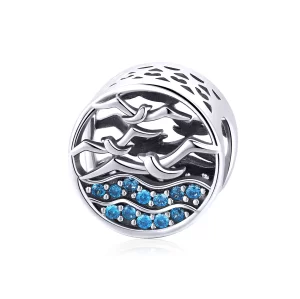 (image pour) Charm Style PANDORA Vague & Mouettes - SCC1454