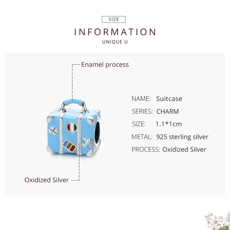 (image pour) Charm Style PANDORA Valise - SCC1377 - Afficher 7