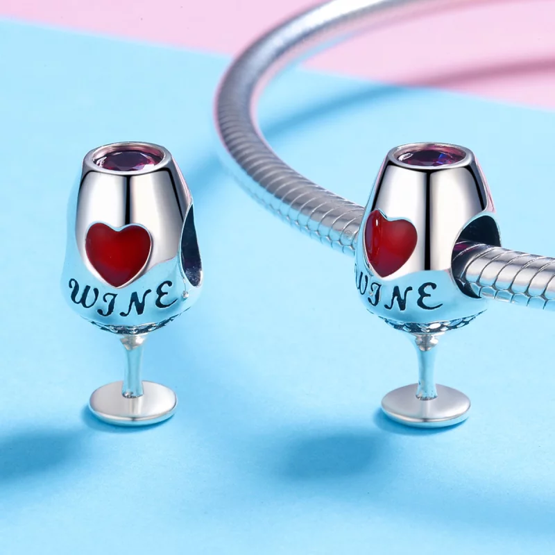 (image pour) Charm Style PANDORA Verre à vin rouge - SCC788 - Afficher 3