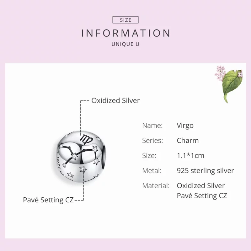 (image pour) Charm Style PANDORA Vierge - SCC1218-6 - Afficher 5