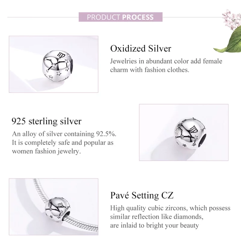 (image pour) Charm Style PANDORA Vierge - SCC1218-6 - Afficher 7